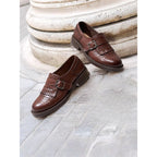 Damen elegante Slipper mit dekorativem Schnallen-Design R&B