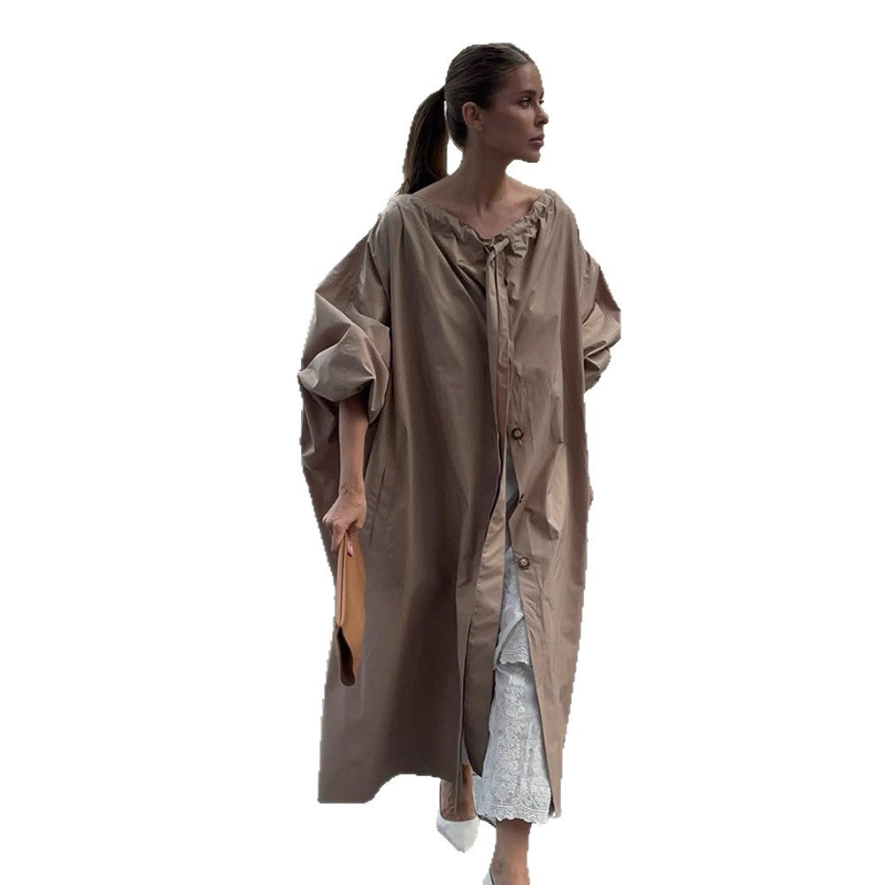 Damen urbaner Utility-Mantel mit lockerer Passform R&B