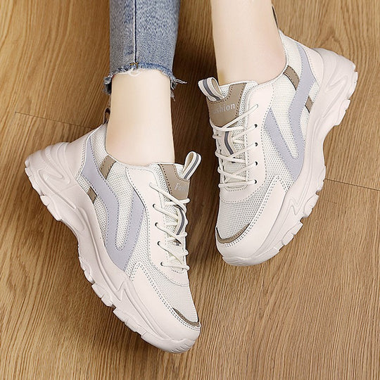 Damen modische Sneakers mit atmungsaktiven Eigenschaften und rutschfester Sohle R&B