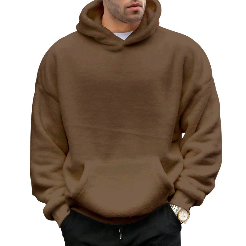 Herren bequemer Oversized Kapuzenpullover R&B