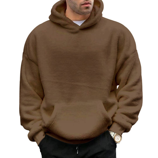 Herren bequemer Oversized Kapuzenpullover R&B