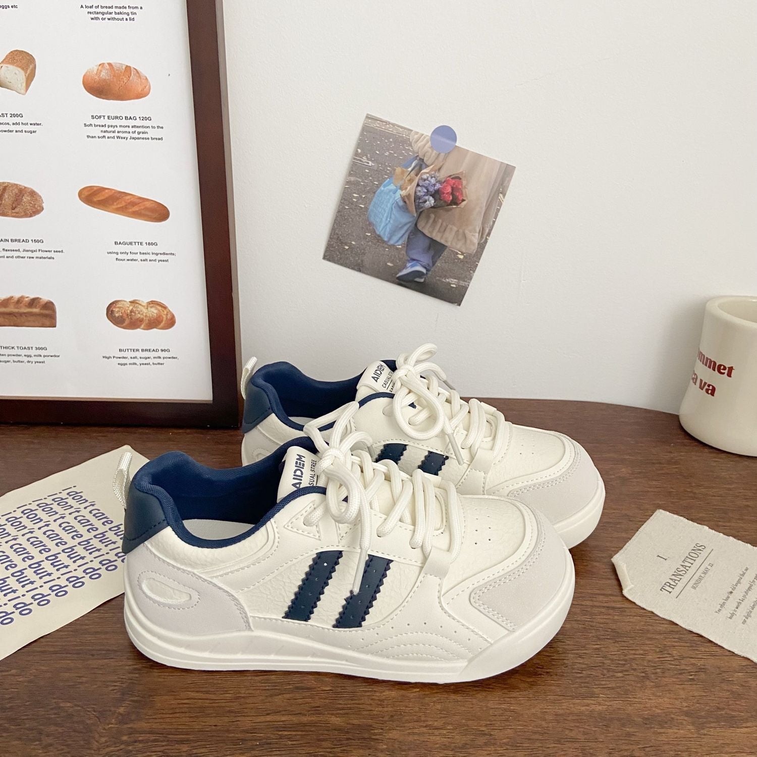 Damen Sportliche Sneakers mit atmungsaktiver Laufsohle und modischem Obermaterial