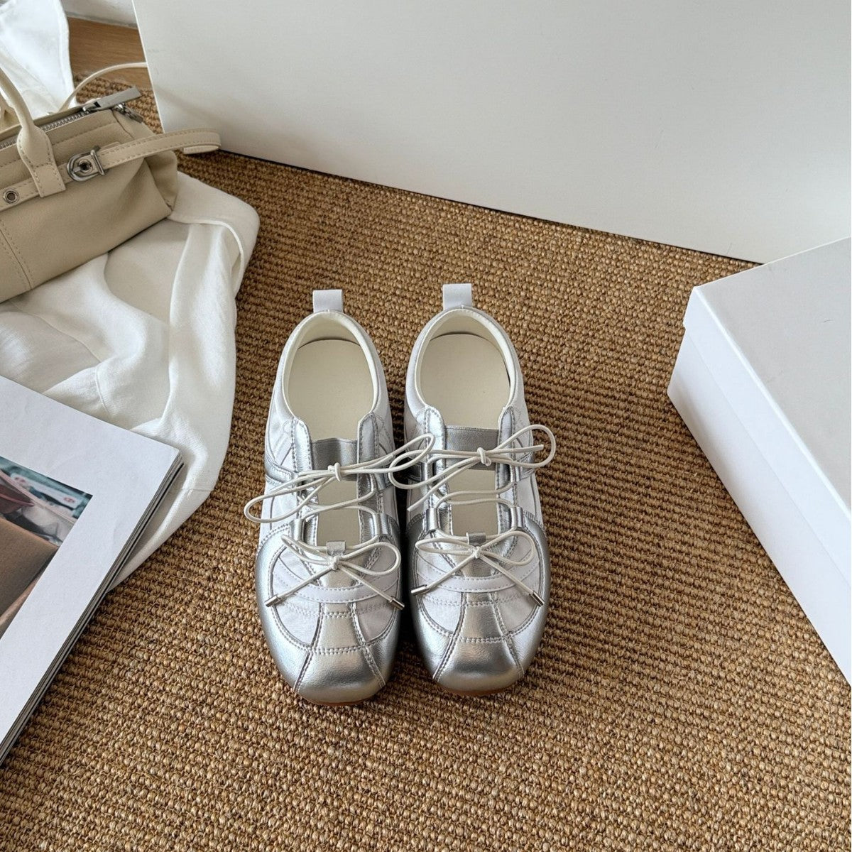 Damen sportliche Lauf- und Freizeitschuhe mit atmungsaktivem Obermaterial und rutschfester Sohle