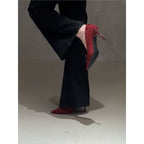 Damen elegante Pumps mit modischer Schleifenverzierung R&B