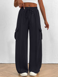 Damen Cargo-Hose mit weitem Schnitt und elastischem Bund R&B