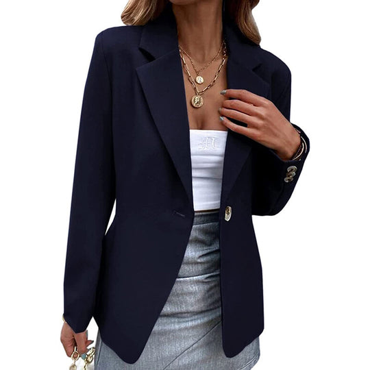 Damen Eleganter Blazer mit schmalem Schnitt und hochwertigen Details R&B