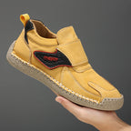 Herren Bequeme und modische Freizeitschuhe mit Klettverschluss R&B