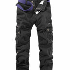 Herren Cargo-Hose mit mehreren praktischen Taschen und verstellbarem Gurt R&B