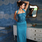Damen Elegantes Abendkleid mit zauberhaften Spitzenakzenten und figurformendem Schnitt R&B