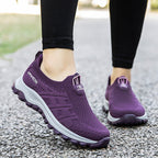Damen Komfortable Slip-On Laufschuhe mit atmungsaktivem Obermaterial R&B