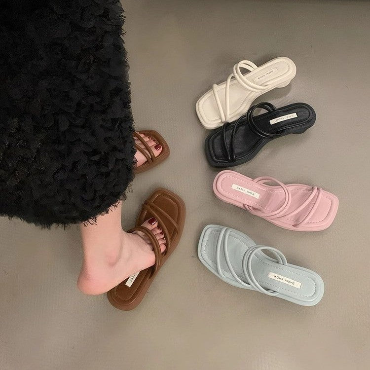 Damen Riemchen-Sandalen mit bequemem Fußbett und modischem Design R&B