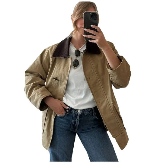 Damen Komfortable Baumwolljacke R&B