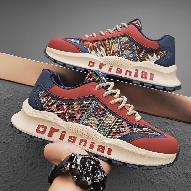 Damen Bequeme und modische Sneakers mit farbenfrohem Design R&B