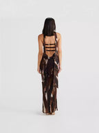 Damen Elegantes und figurbetontes Abendkleid im strapless Design R&B