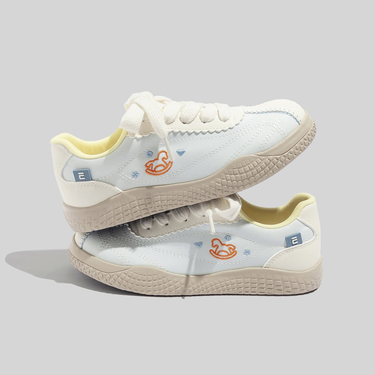 Damen Modische Sneakers mit verspieltem Entenmotiv und komfortabler Dämpfung