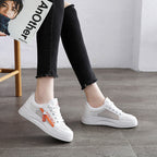 Damen Sportliche Sneaker mit innovativem Obermaterial und modischem Zipperdesign R&B