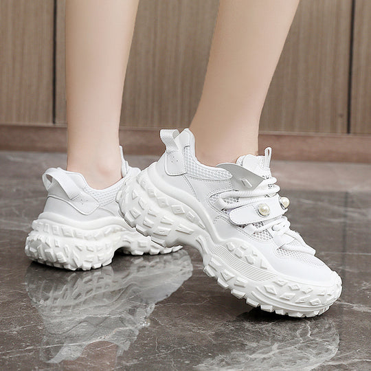 Damen Sportliche Sneakers mit rutschfester Laufsohle und atmungsaktivem Obermaterial R&B