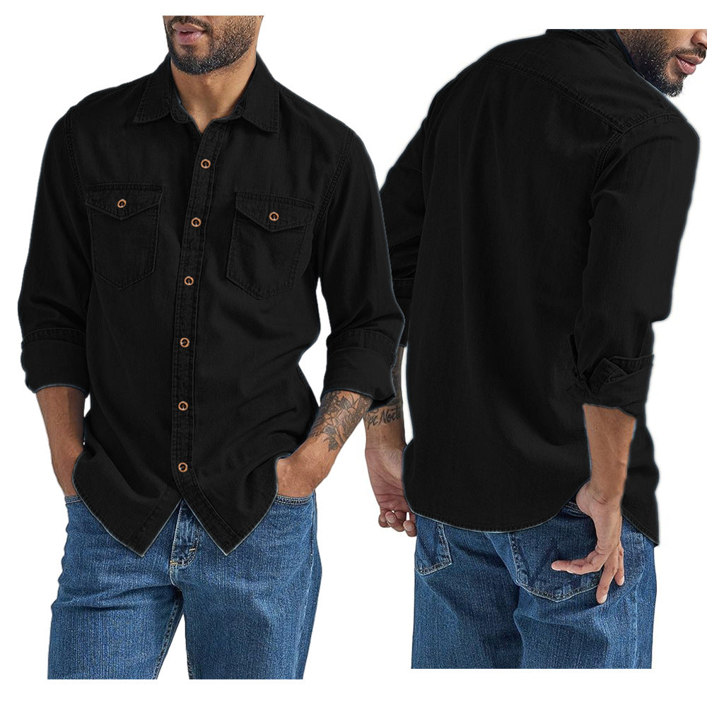 Herren Hemd mit vielseitigen Brusttaschen R&B