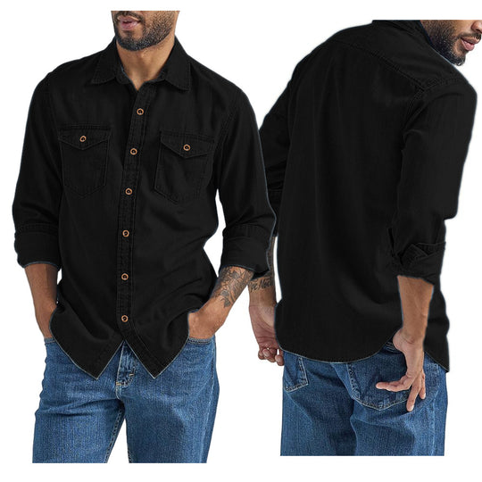 Herren Hemd mit vielseitigen Brusttaschen R&B