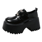Damen Modische Plateaustiefel mit verstellbarem Riemen R&B