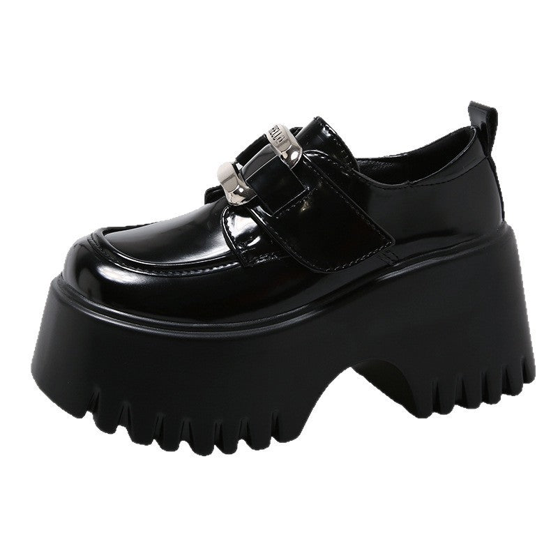Damen Modische Plateaustiefel mit verstellbarem Riemen R&B