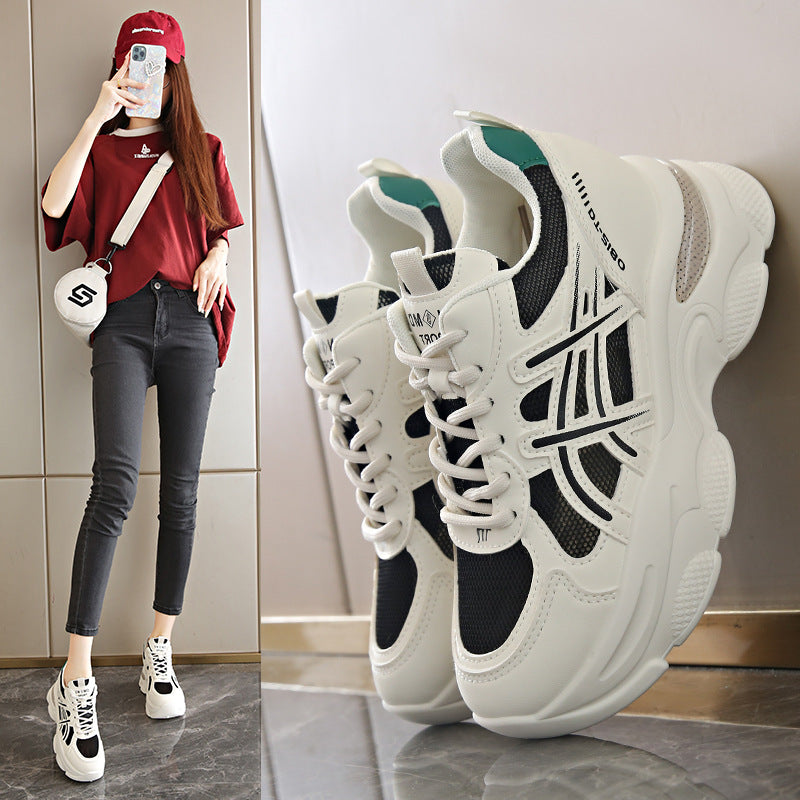 Damen Chunky Sneaker mit atmungsaktivem Mesh und komfortabler Dämpfung R&B