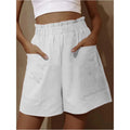 Damen Baumwollshorts mit elastischem Bund und praktischen Taschen R&B