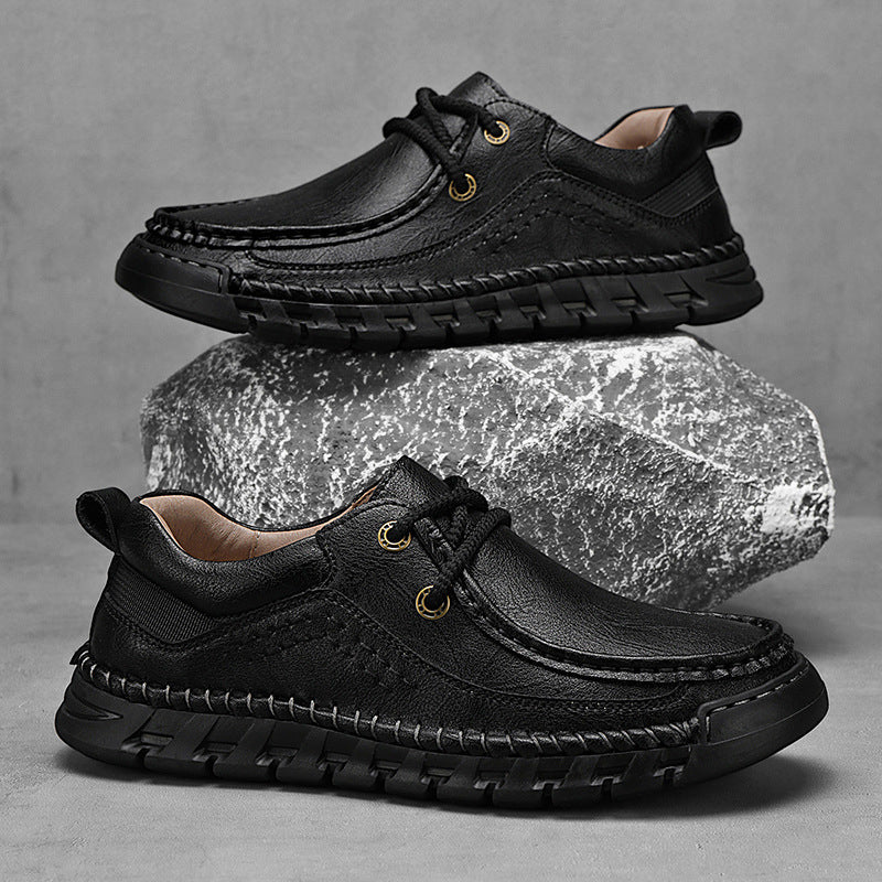 Herren Bequeme und robuste Schnürschuhe mit rutschfester Sohle R&B