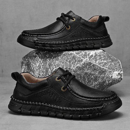 Herren Bequeme und robuste Schnürschuhe mit rutschfester Sohle R&B