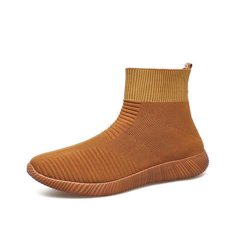 Damen High-Performance Stricksocken Sneakers R&B
