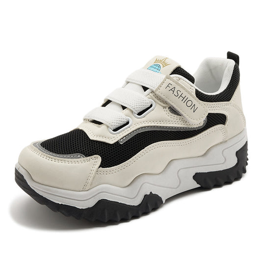 Damen Sportliche Sneaker mit atmungsaktiven Obermaterial und komfortablem Klettverschluss R&B