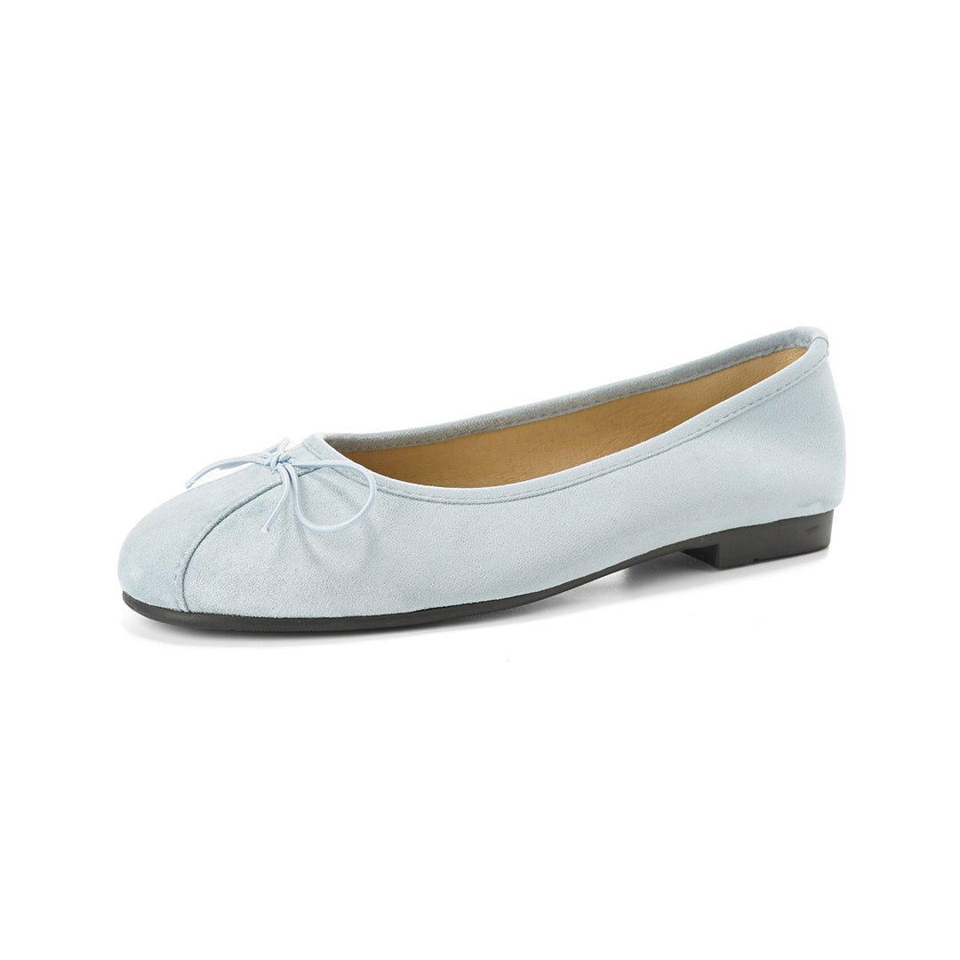 Damen Ballerina-Schuhe mit modischem Schleifenakzent und weichem Obermaterial R&B
