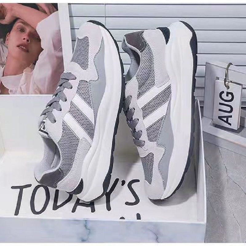 Damen Modische Sneaker mit atmungsaktivem Obermaterial und stoßdämpfender Sohle R&B