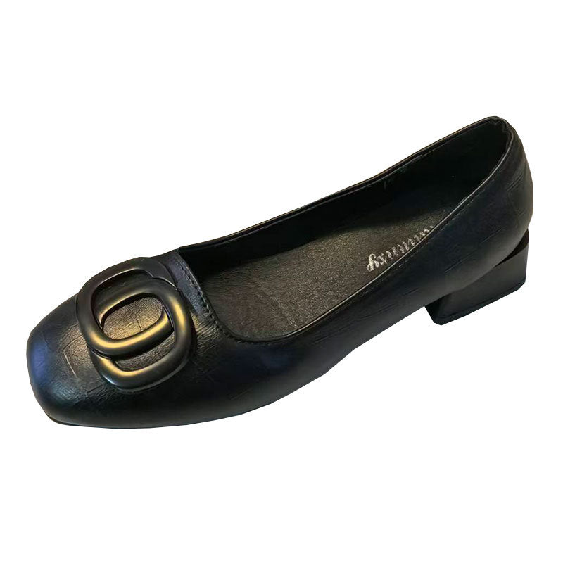 Damen elegante Pumps mit dekorativer Schnalle R&B