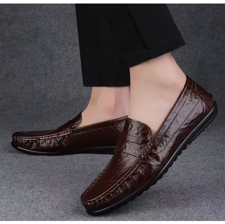 Herren Mokassins mit eleganter Nerzprägung R&B