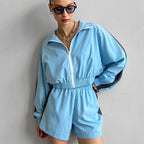 Damen Sportliche Kurzjacke mit elastischem Bund R&B