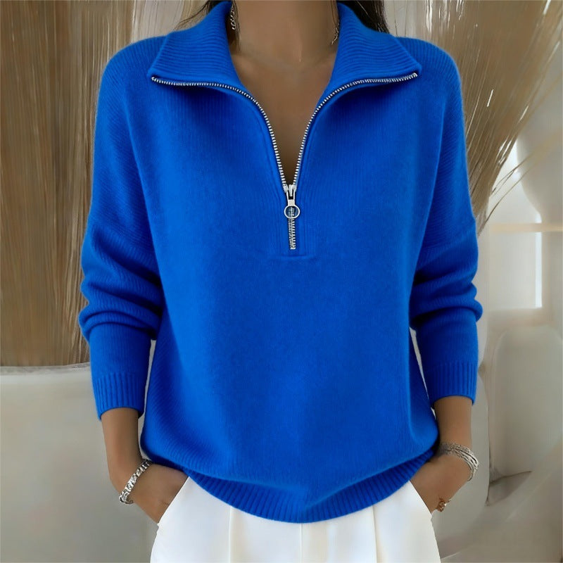 R&B | Pullover mit Halbem Reißverschluss