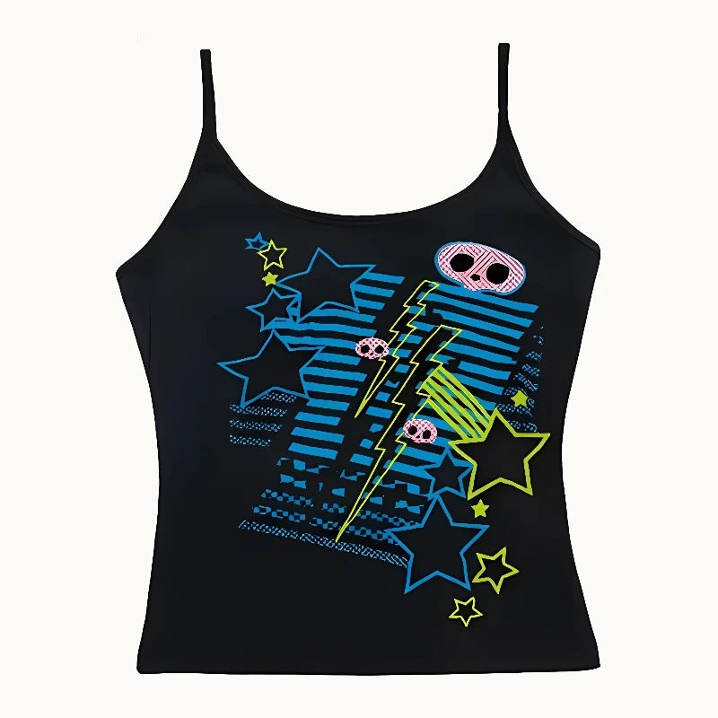Damen T-Shirt mit lebhaftem Grafiken und einzigartigem Design R&B