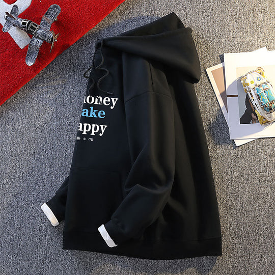 Damen Kapuzenpullover mit inspirierendem Print und lässigem Schnitt R&B