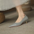 Damen elegante Slingback-Pumps mit spitzem Zehenbereich R&B