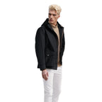 Herren funktionale Übergangsjacke mit verstellbarem Kapuzenkragen R&B