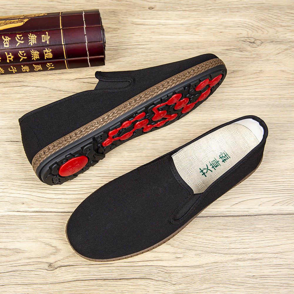 Damen klassische Slip-On Slipper aus elastischem Material R&B