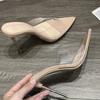 Damen transparente High Heel Sandalen mit elegantem Design R&B