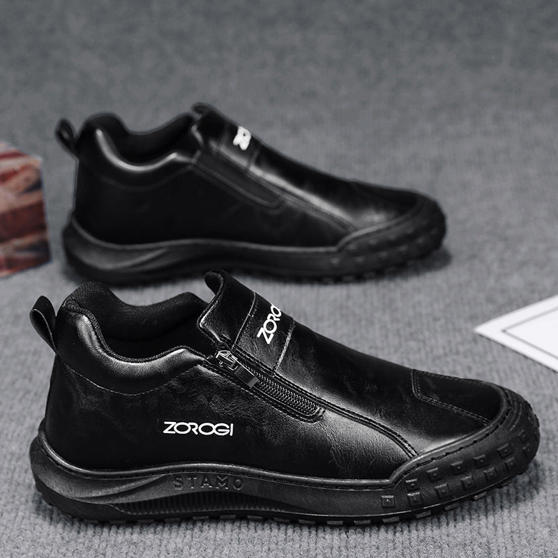 Damen Trendige Slip-On Sneakers mit wasserdichter Beschichtung und atmungsaktiver Innenausstattung R&B