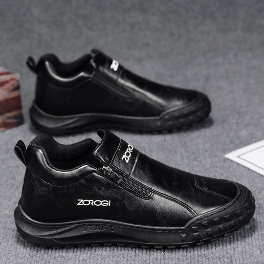 Damen Trendige Slip-On Sneakers mit wasserdichter Beschichtung und atmungsaktiver Innenausstattung R&B