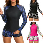 Damen Surf-Langarmshirt mit sportlichem Shorts