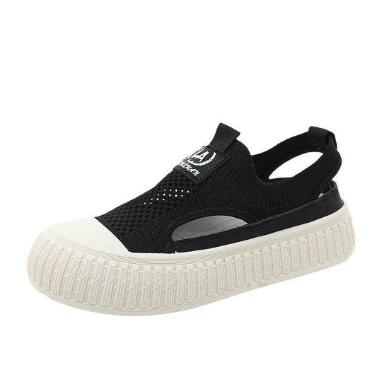 Damen Atmungsaktive Sommer-Slipper mit elastischem Einstieg und rutschfester Sohle R&B