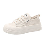 Damen Komfortable Sneaker mit dicker Sohle und einzigartigem Design R&B