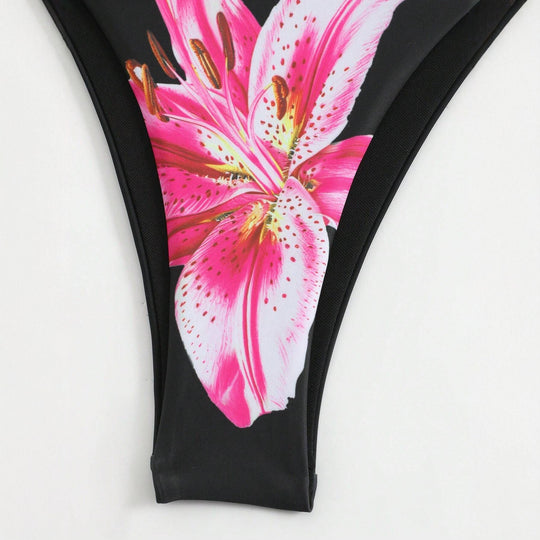 Damen Bikiniset mit floralem Wickelrock R&B