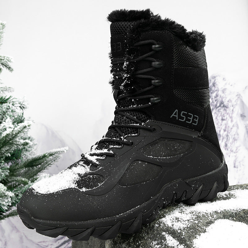 Herren Wasserdichte Winterstiefel mit isolierender Fütterung und rutschfester Sohle R&B